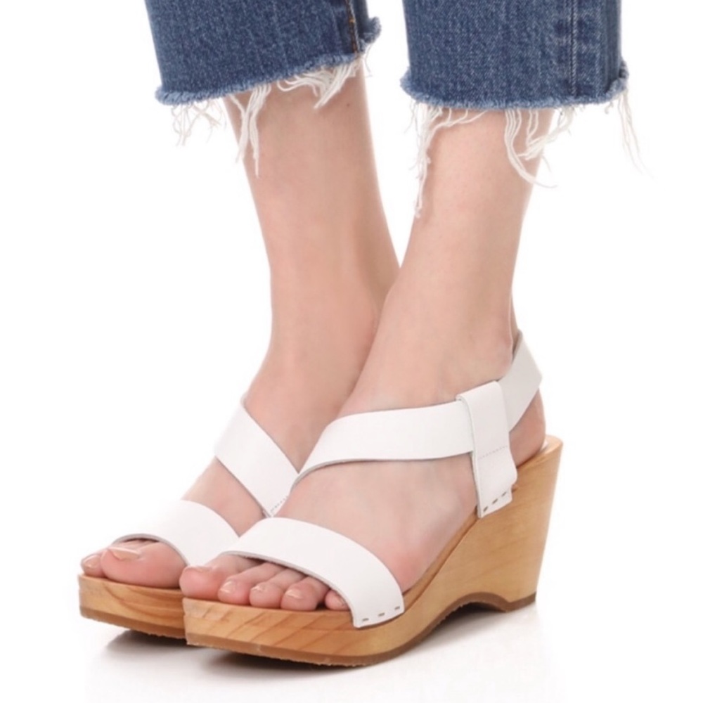 Free People Dune Beach Leather Clog Sandal